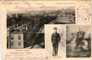 1901 Sofia, Sophia, Sofiya; City Council, War Ministry (Rb)