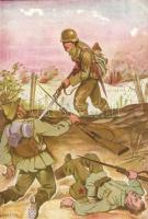 Military WWII the heroic death of László Csikós s: Németh N.