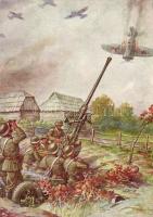 Military WWII Officer Ferenc Marton fighting aeroplanes s: Helbing Ferenc (Rb)