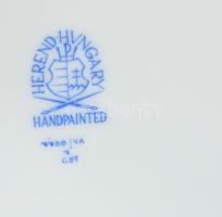 Herendi Viktória mintás kínáló, jelzett, hibátlan, 18x14 cm