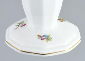 Herendi Viktória mintás kehelyváza, jelzett, hibátlan, m: 22,5 cm
