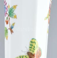 Herendi Viktória mintás kehelyváza, jelzett, hibátlan, m: 22,5 cm