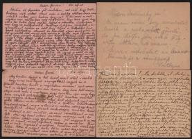 1934-1940 Vegyes tábori postai levelezőlap tétel, 11 db