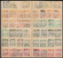 1900-1913 105 db elfogazott Turul bélyeg