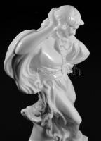 Herendi táncoló juhász. Fehérmázas, jelzett, hibátlan, m: 29 cm