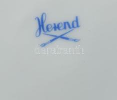 Herendi hecsedli mintás váza, jelzett, 2. oszt, hibátlan, m: 15,5 cm