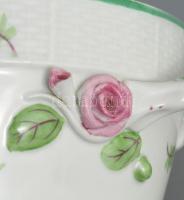 Herendi Tertia 2 darab kínáló, jelzett, d: 27 cm + kínáló fedél nélkül, d: 16,5 cm