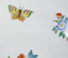 Herendi Viktória mintás kínáló, jelzett, hibátlan, d: 18 cm