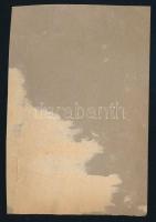 cca 1910 Schulek Frigyes (1841-1919) építész, műegyetemi tanár, az MTA tagja autográf aláírásával el...