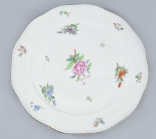 Herendi virág- és madármintás kínáló, jelzett, hibátlan, d: 29,5 cm
