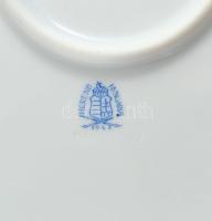 Herendi virág- és madármintás kínáló, jelzett, hibátlan, d: 29,5 cm