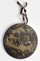 Rosenthal "Juli Nocturne" dísztál, terv.: Björn Wiinblad (1918-2006). Jelzett, hibátlan, d: 15 cm