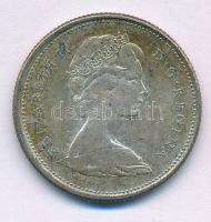 Kanada 1967. 25c Ag "II. Erzsébet / Kanada 100. évfordulója" T:XF patina
Canada 1967. 25 ...