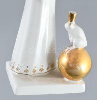 Aquincum királylány és békakirályfi. Terv.: Ősz Szabó Antónia. Kézzel festett, jelzett, hibátlan, m:...