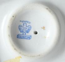 Aquincum királylány és békakirályfi. Terv.: Ősz Szabó Antónia. Kézzel festett, jelzett, hibátlan, m:...