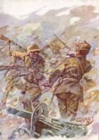 Military WWII Officer Gyula Kocsis fighting s: Garay