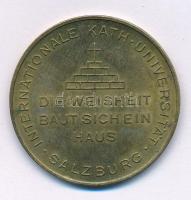 Ausztria 1960-1970 k. "Internationale Kath. Universität Salzburg - Die Weisheit baut sich ein H...