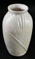 Irizáló felületű váza, hibátlan, m: 26 cm