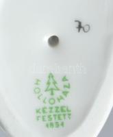 Hollóházi lúd, jelzett, hibátlan, m: 15 cm