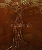 Nagy Imola (1976-): Aranyfa. Akril, vászon, jelzett 40x30 cm