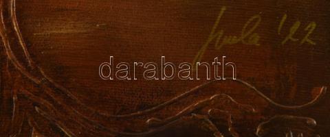 Nagy Imola (1976-): Aranyfa. Akril, vászon, jelzett 40x30 cm