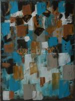 Nagy Imola (1976-): Feje tetejére állt a világ. Akril, vászon, jelzett 40x30 cm