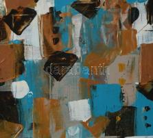 Nagy Imola (1976-): Feje tetejére állt a világ. Akril, vászon, jelzett 40x30 cm