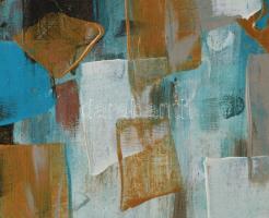 Nagy Imola (1976-): Feje tetejére állt a világ. Akril, vászon, jelzett 40x30 cm