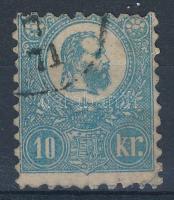 1871 Kőnyomat 10kr (min. 45.000) ( papírelvékonyodás / thin paper)