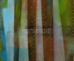 Nagy Imola (1976-): Fák Akril, vászon, jelzett 30x40 cm