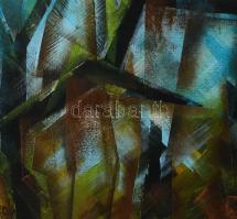 Nagy Imola (1976-): Erdő. Akril, vászon, jelzett 30x40 cm