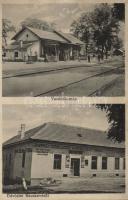 Ráckeve vasútállomás és az Árpád Szálloda