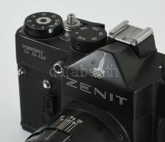 Zenit TTL fényképezőgép Jupiter IIA objektívvel