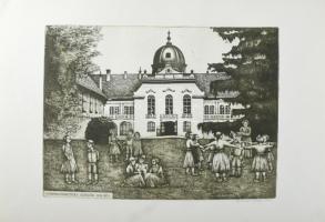 Új március 11 db nagy méretű rézkarcot tartalmazó mappa: Gönczi Béla, Molnár Gabriella, Bauer, Kovács Tamás, Csohány Kálmán, Váczi András Szunyoghy András. 28x38 cm