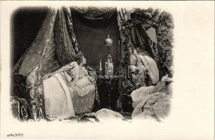 Erotic lady art postcard. 4080/XVII