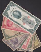 Kína 19db klf bankjegy T:vegyes