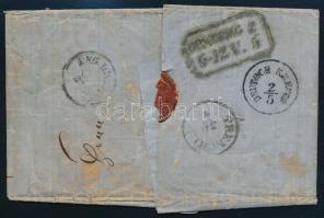 1858 15kr levélen "PREDMÉR" (Gudlin 600p)