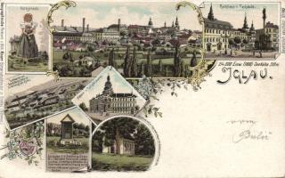 1898 Jihlava with the Kern textile factory litho (EK)