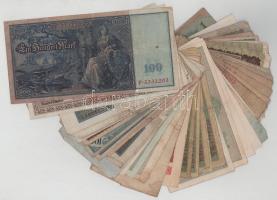 Német Birodalom / Weimar Köztársaság ~1920-1922. 50db-os vegyes inflációs bankjegy tétel T:F,VG