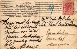 1912 Solitaire desk, playing cards (EK)