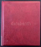 Lindner gyűrűs FDC / levélberakó, benne 25 db műanyag lappal, döntően kettes osztásúak