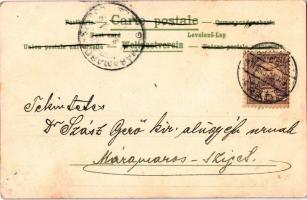 1901 Red-green Club card (EK)