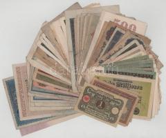 Német Birodalom / Weimar Köztársaság ~1920-1922. 50db-os vegyes inflációs bankjegy tétel T:F,VG