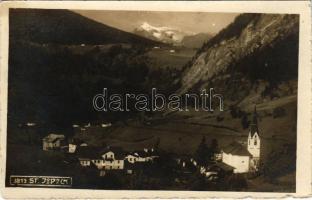 St. Jodok am Brenner (Südtirol), general view. Alpinerkunstverlag Wilhelm Stempfle (cut)