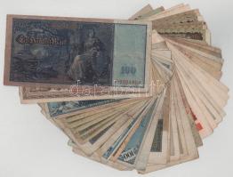 Német Birodalom / Weimar Köztársaság ~1920-1922. 50db-os vegyes inflációs bankjegy tétel T:F,VG