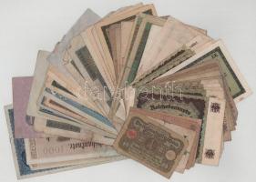 Német Birodalom / Weimar Köztársaság ~1920-1922. 50db-os vegyes inflációs bankjegy tétel T:F,VG