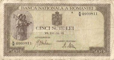 Románia 1940-1992 6db klf bankjegy T:vegyes