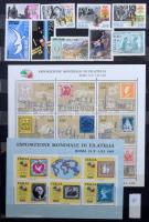 Olaszország 1980-1993 szinte komplett gyűjtemény 10 lapos A4 berakóban