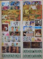 Arab államok összeállítás 12 Abria berakólapon, Schaubek rugós albumborítóval