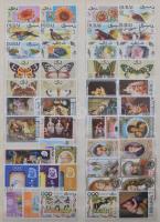 Arab államok összeállítás 12 Abria berakólapon, Schaubek rugós albumborítóval